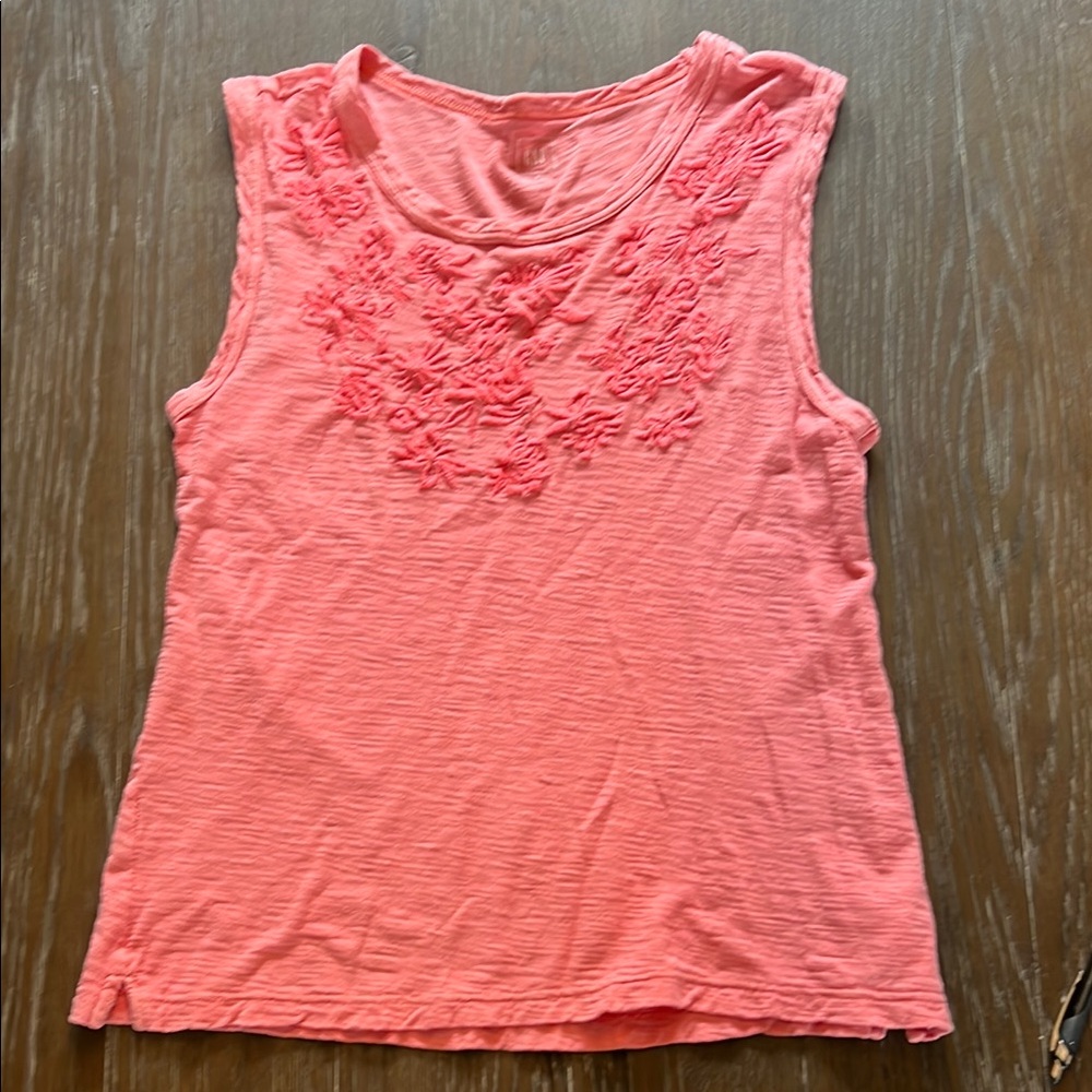 GAP Pink Muscle Tee Sleeveless Tank Top